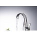 Aquafaucet Brushed Nickel Waterfall Bathroom Sink Faucet Lavatory Mixer Tap Single Handle Lever - B0191SLETC
